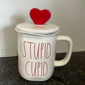 Rae Dunn - STUPID CUPID - topper mug